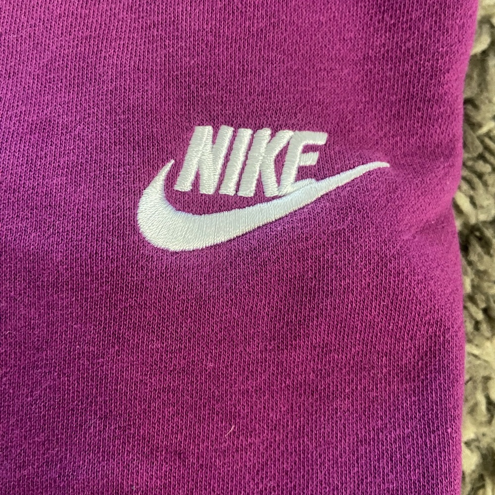 Purple Nike sweatpants worn a few times